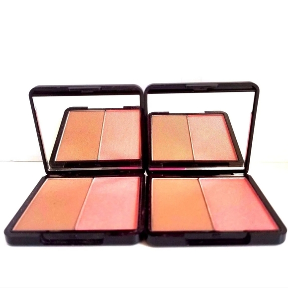 2pk Your Best Friend YBF Golden Gleam Bronzer & Baby Pink Blush 0.39 oz UNBOX - Picture 1 of 4